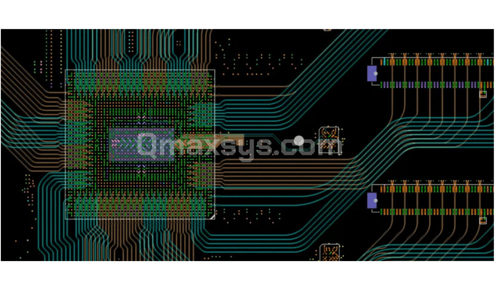 High-density AI GPU chassis motherboard PCB