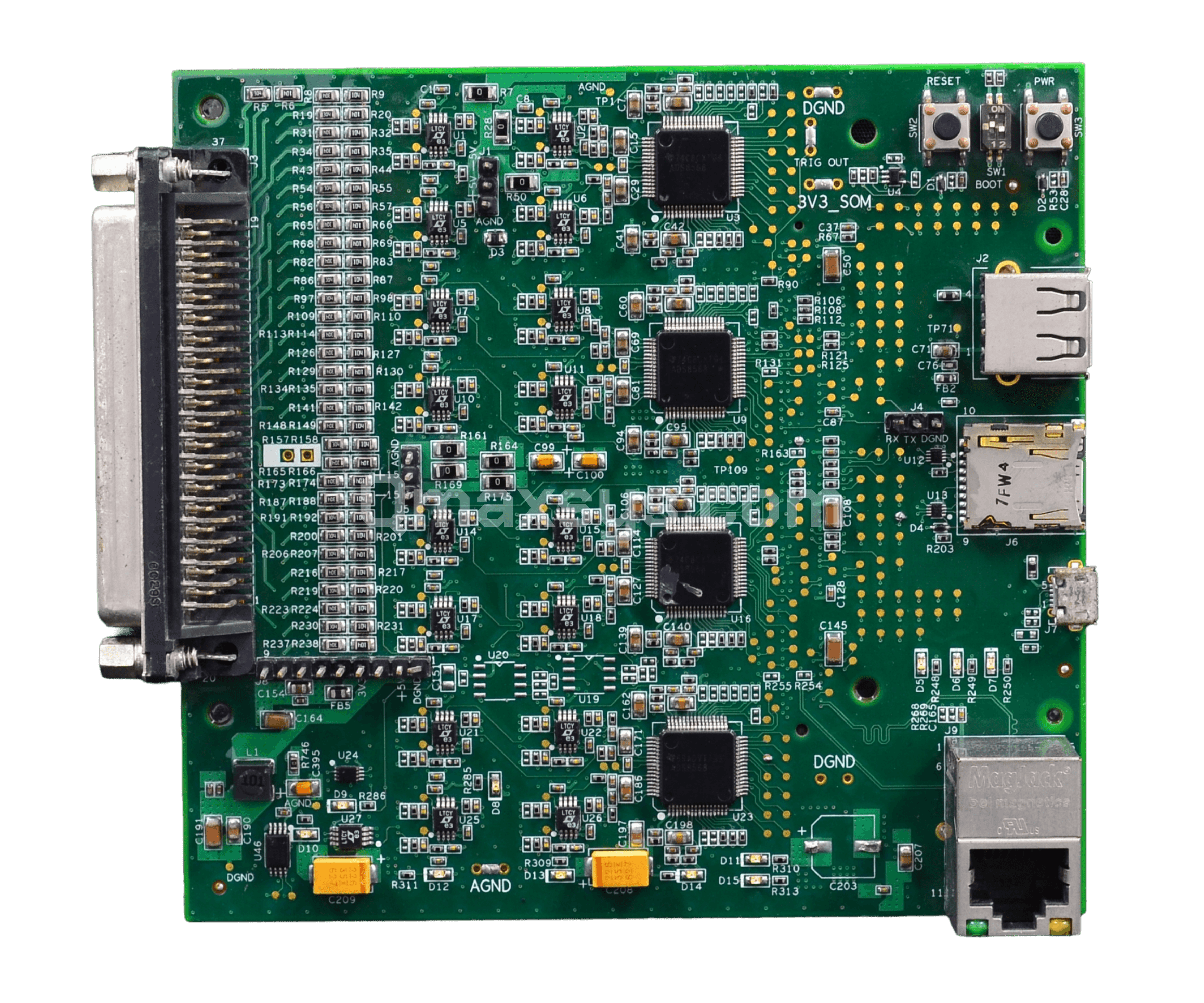 Engineer working on analog schematic and PCB layout