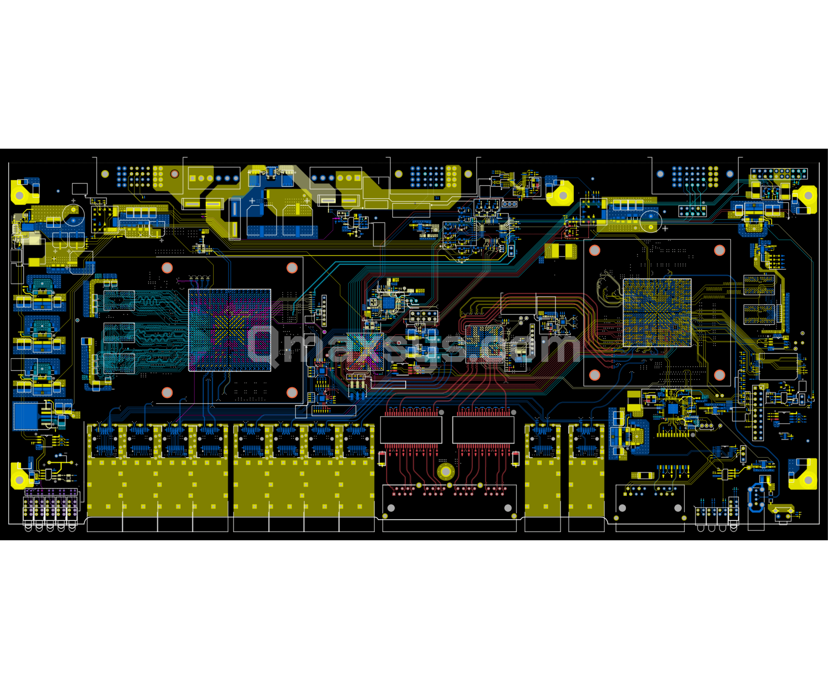 High-Density PCB Design for a GPON OLT Networking Platform
