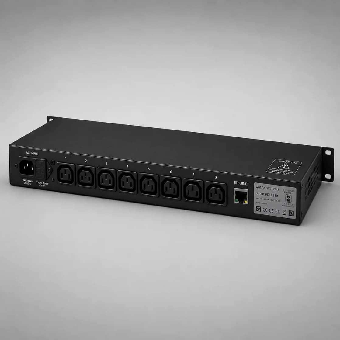 Smart PDU 810 on a rack